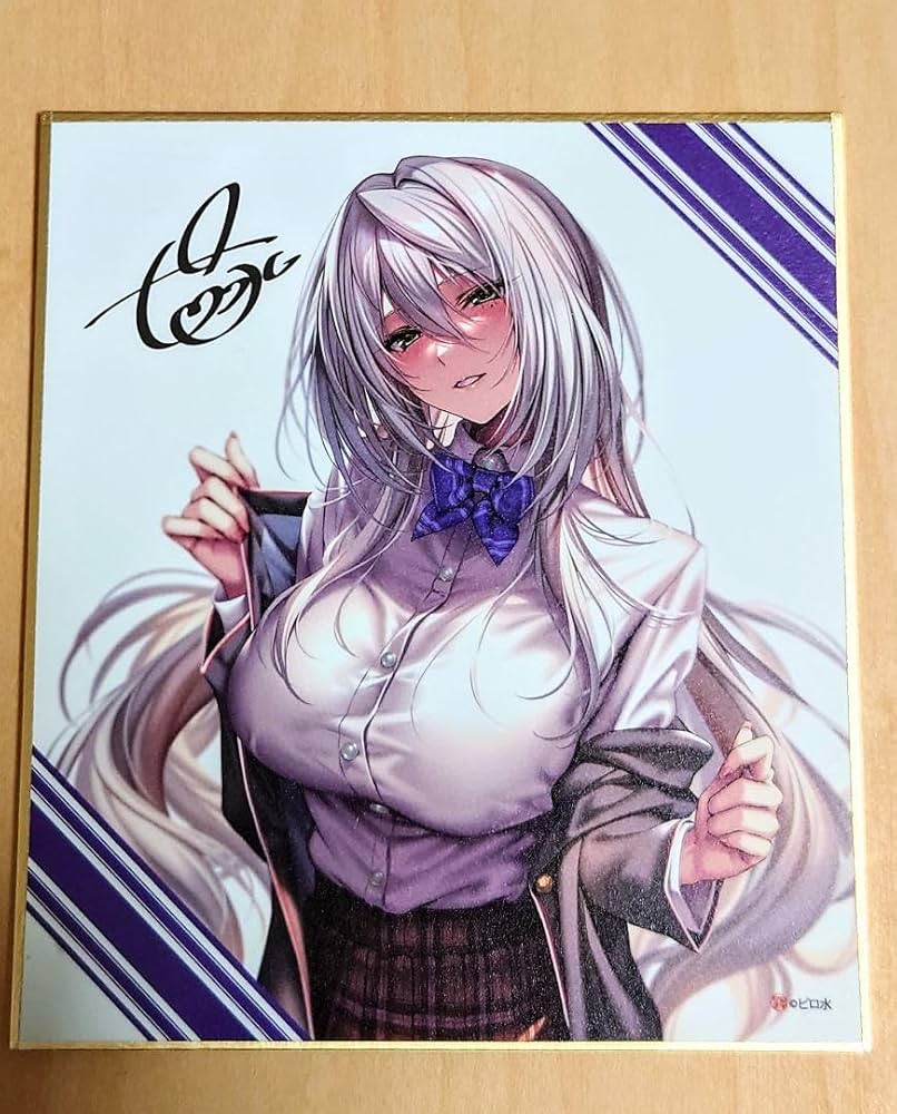 Amazon.co.jp: はにかみ、彼女は恋をする ミニ色紙 天笠綴 ピロ